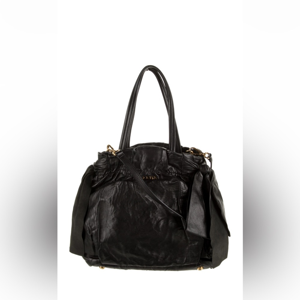Prada Nappa Antik Bow Tote